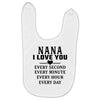 I Love You Nana Baby Bibs