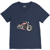 motorcycle V-Neck Tee