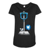master keyblade Maternity Scoop Neck T-shirt
