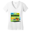 bonsai chainsaw Women's V-Neck T-Shirt