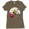 minion dracula Ladies Fitted T-Shirt