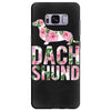 dachshund floral Samsung Galaxy S8 Plus