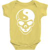 yin yang skull (2) Baby Onesie