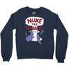 nuke the whales funny Crewneck Sweatshirt