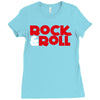 rock n roll Ladies Fitted T-Shirt