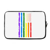 rainbow american flag Laptop cover