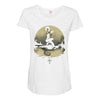 sailing with death Maternity Scoop Neck T-shirt