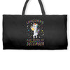 Unicorns are born in December Weekender Totes