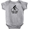 pump tires not gas earth friendly green living cool nerd geek shirt t Baby Onesie
