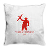 red dawn retro movie Throw Pillow