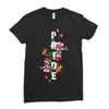 Pride Floral Ladies Fitted T-Shirt