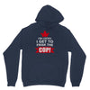 frisk cop leo police wife Unisex Hoodie