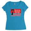 funny  7 words for marriage, ideal gift, birthday present Women's Triblend Scoop T-shirt