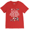 mama bear message V-Neck Tee