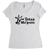 totes magoats Women's Triblend Scoop T-shirt