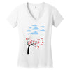 Tree Of Love Women's V-Neck T-Shirt