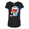 Doraemon Maternity Scoop Neck T-shirt