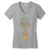 roots rock Women's V-Neck T-Shirt