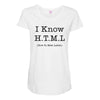 i know html Maternity Scoop Neck T-shirt