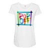 pop off brush Maternity Scoop Neck T-shirt