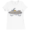 surf biker Ladies Fitted T-Shirt
