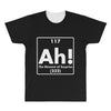 ah, the element of surprise funny periodic table comedy All Over Men's T-shirt