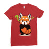 red fox 2 Ladies Fitted T-Shirt