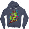 zombie cup Zipper Hoodie