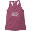 oscar wilde quote girls Racerback Tank
