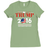 trump 2016 presidential Ladies Fitted T-Shirt