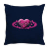 shy girl Throw Pillow