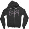 cute enjoy Zipper Hoodie