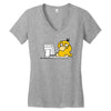 computer psy Women's V-Neck T-Shirt