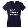 cool story bro Women's V-Neck T-Shirt