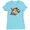 overwatch torbjorn cute spray Ladies Fitted T-Shirt