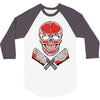 skull meat 3/4 Sleeve Shirt