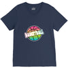 neon basketball V-Neck Tee