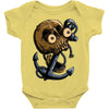 skull anchor Baby Onesie