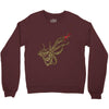 caution octopus&rsquo; may be larger than it appears Crewneck Sweatshirt