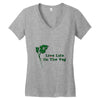 life life on the veg Women's V-Neck T-Shirt