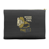 where words fail music speaks Accessory Pouches