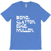 bono, clayton, edge, mullen T-Shirt