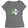 mallow titan Women's Triblend Scoop T-shirt