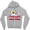 wakey wakey Zipper Hoodie