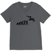 evolution of a biker dirt bike mx motocross t shirt men V-Neck Tee