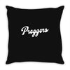 Preggers Throw Pillow