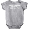 this is a disguise im really a guinea pig Baby Onesie