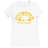 boston bruins logo Ladies Fitted T-Shirt