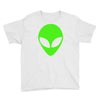 uomo alieno ufo stampa verde fluo divertente mitiche Youth Tee