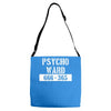 psycho ward  funny  fancy dress horror halloween mental health Adjustable Strap Totes